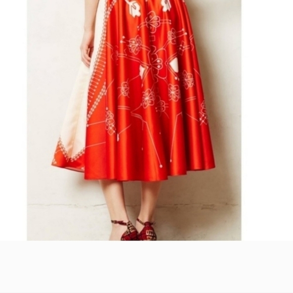 NWOT Anthropologie Sundial Bali Skirt 0 AM:PM Ankur Modi Priyanka Modi Z533-5 - Picture 3 of 9